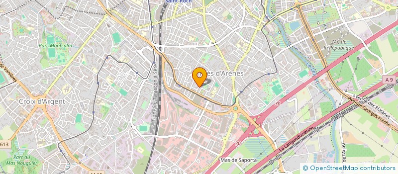 localisation de l'entreprise ASS ST ROCH SECOURS MAL LOGES à MONTPELLIER