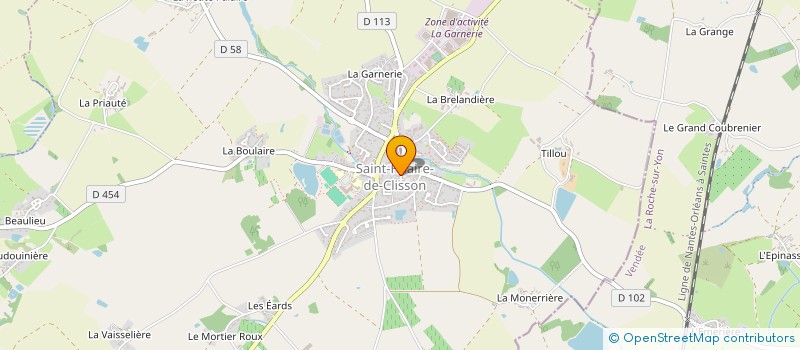 localisation de l'entreprise ASS ST SEBASTIEN ECOLE DE DANSE à BOUSSAY