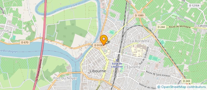 localisation de l'entreprise ASS STARTING BLOCS à LIBOURNE