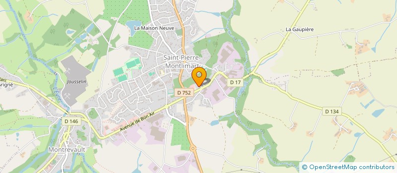 localisation de l'entreprise ASS STE ANNE à MAUGES-SUR-LOIRE