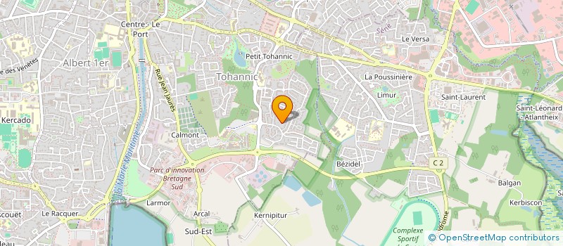 localisation de l'entreprise ASS STE ANNE D AURAY à VANNES