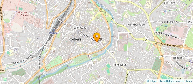 localisation de l'entreprise ASS  STE DES AMIS DES MUSEES DE POITIERS  POITIERS