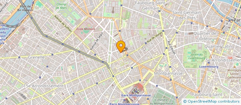 localisation de l'entreprise ASS STE J ELISABET ST F XAVIER  PARIS