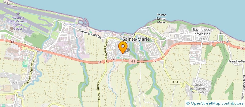localisation de l'entreprise ASS STE MARIE PLUS à SAINTE MARIE