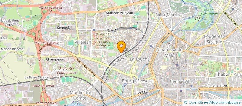localisation de l'entreprise ASS STE MEDECINE DU SPORT à RENNES
