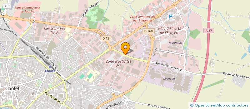 localisation de l'entreprise ASS  STE MUTUALISTE AMPAFRANCE à CHOLET