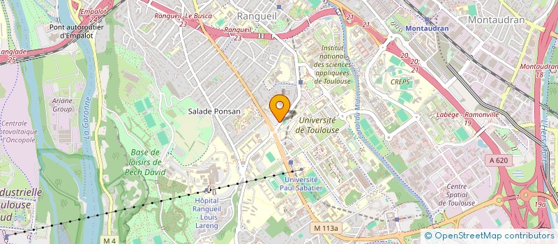 localisation de l'entreprise ASS  STE POST UNIVERSITAIRE PARODONTOLOG  TOULOUSE