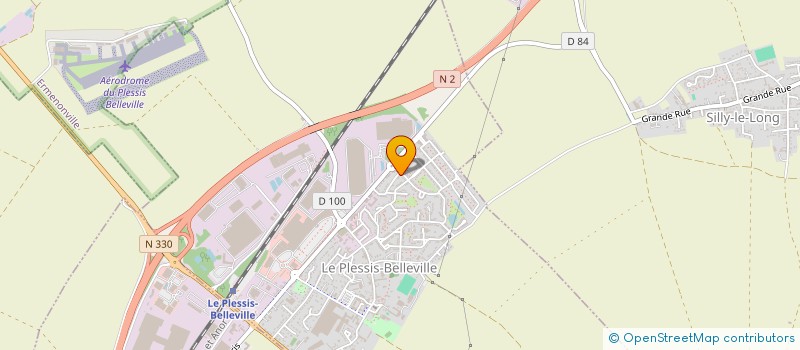 localisation de l'entreprise ASS STREET MOVE  LE PLESSIS-BELLEVILLE