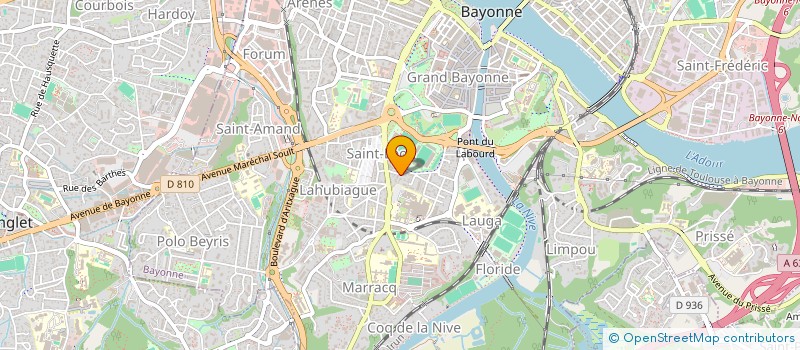 localisation de l'entreprise ASS SUD OUESTAUDITEURS INST H ETUDES à BAYONNE
