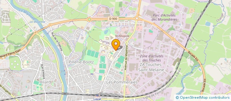 localisation de l'entreprise ASS SUR L ASEPSIE DE LA PRODUCTION à LAVAL