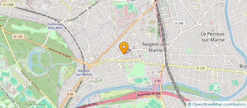 localisation de l'entreprise ASS SUR LES STENOSES DES VOIES BILIAIRES  NOGENT-SUR-MARNE