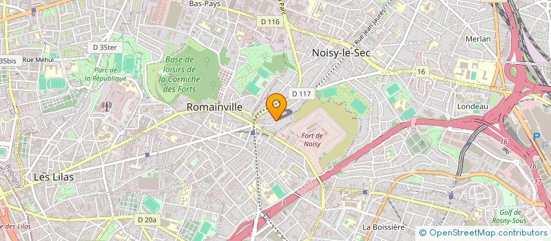 localisation de l'entreprise ASS SWING WINGS à NOISY-LE-SEC