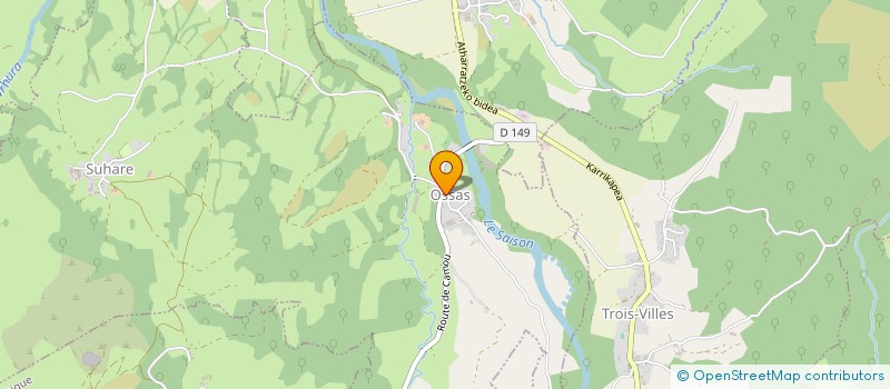 localisation de l'entreprise ASS SYN DE L'OGAF DU CANTON à TARDETS-SORHOLUS