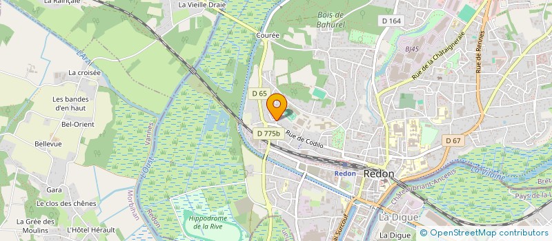 localisation de l'entreprise ASS SYN LIBRE FOREST LANDES LANDRIAUX  SAINTE-MARIE