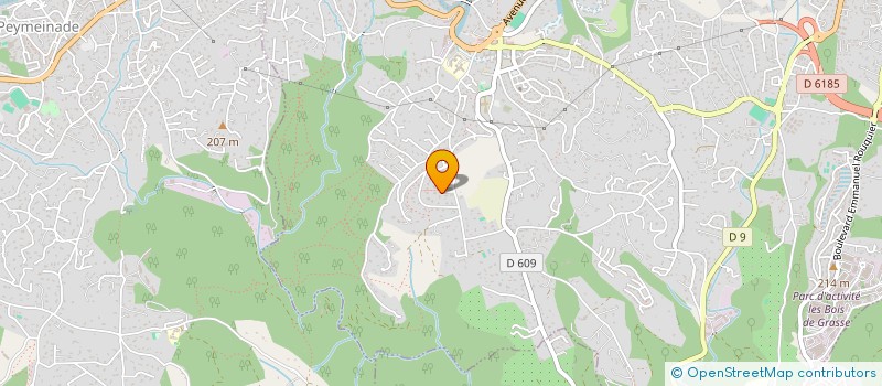 localisation de l'entreprise ASS SYN PROP PARC CANTE PERDRIX  GRASSE
