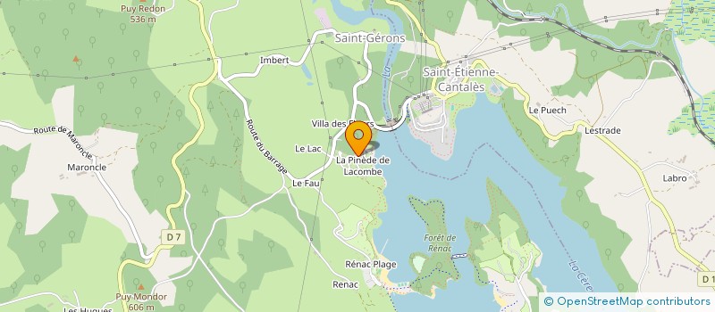 localisation de l'entreprise ASS SYND 2E VILLAGE PINEDES DE LACOMBE à SAINT-GERONS