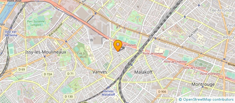 localisation de l'entreprise ASS SYND 44 RUE JEAN JAURES  VANVES