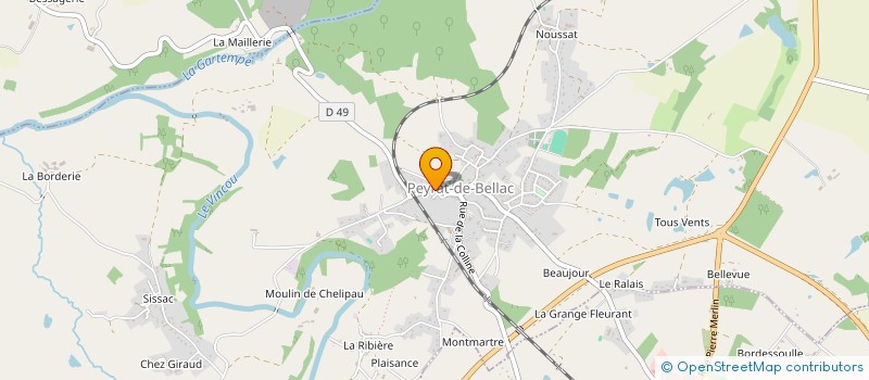 localisation de l'entreprise ASS SYND ASSAINISSEMENT VALLEE BAZINE à SAINT-JUNIEN-LES-COMBES