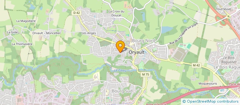localisation de l'entreprise ASS SYND AUTOR PROPR BUTTES ORVAULT à ORVAULT