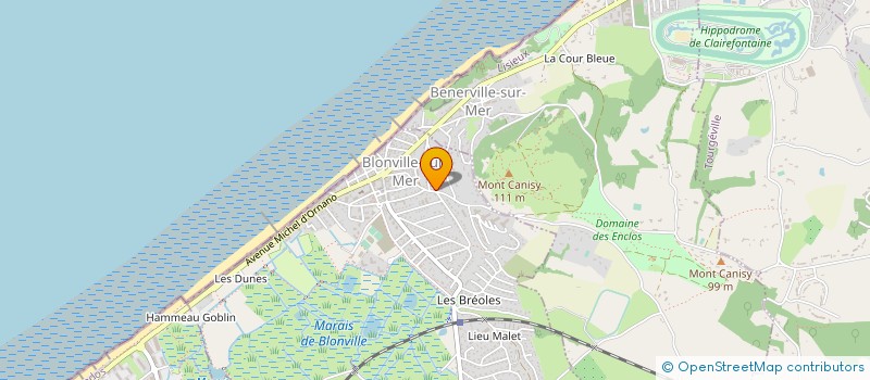 localisation de l'entreprise ASS SYND AUTOR PROPR LOTIS CROIX ROBIN à BLONVILLE-SUR-MER