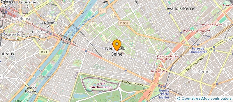 localisation de l'entreprise ASS SYND AUTORISEE BERGERAT à NEUILLY-SUR-SEINE