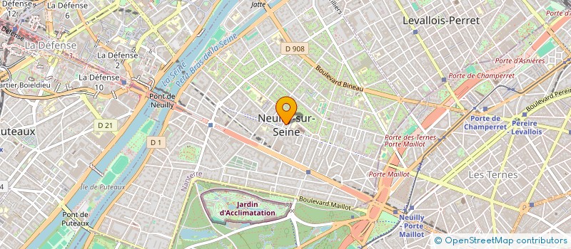localisation de l'entreprise ASS SYND AUTORISEE CELINE à NEUILLY-SUR-SEINE