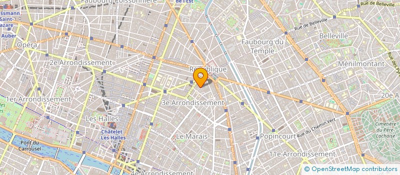 localisation de l'entreprise ASS SYND AUTORISEE CITE DU PETIT THOUARS à PARIS
