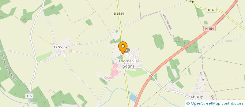 localisation de l'entreprise ASS SYND AUTORISEE DE THOMER LA SOGNE à CHAMBOIS