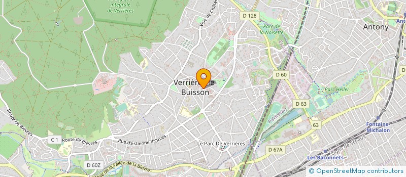 localisation de l'entreprise ASS SYND AUTORISEE LE PETIT VAUPEREUX à VERRIERES-LE-BUISSON