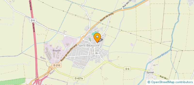 localisation de l'entreprise ASS SYND AUTORISEE LIMAGNE NOIRE à SAINT-BEAUZIRE