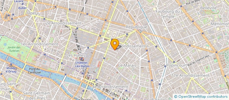 localisation de l'entreprise ASS SYND AUTORISEE PASSAGE GRAVILLIERS à PARIS