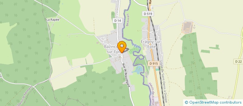 localisation de l'entreprise ASS SYND AUTORISEE RIVIERE D'EPTE à BAZINCOURT-SUR-EPTE