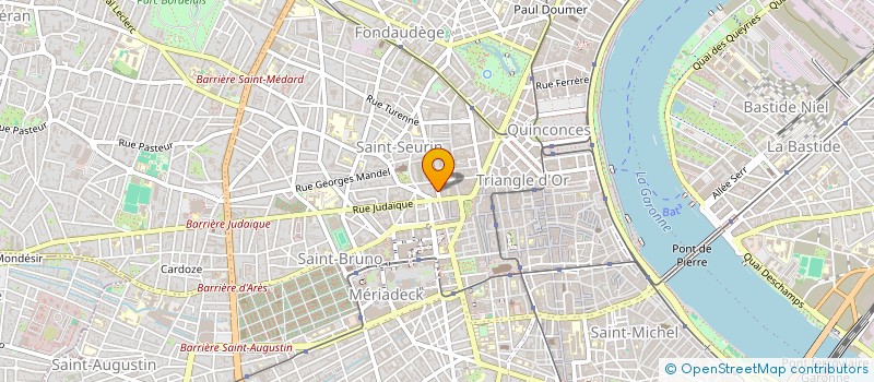 localisation de l'entreprise ASS SYND BANQUE REGION AQUITAINE CFDT à BORDEAUX