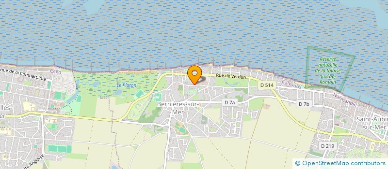 localisation de l'entreprise ASS SYND BERNIERES RIVE PLAGE N 2  BERNIERES-SUR-MER