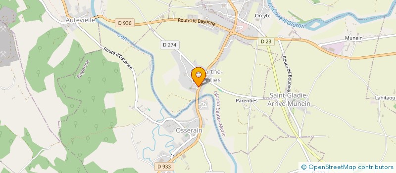 localisation de l'entreprise ASS SYND D'IRRIGATION D'ABITAIN  ABITAIN