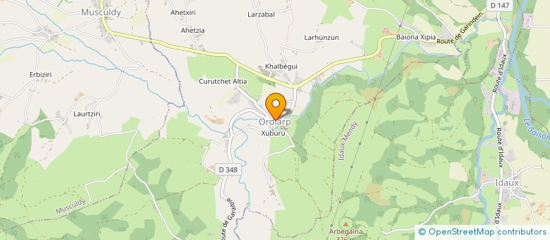 localisation de l'entreprise ASS SYND D'IRRIGATION D'ESPES UNDUREIN  ESPES-UNDUREIN