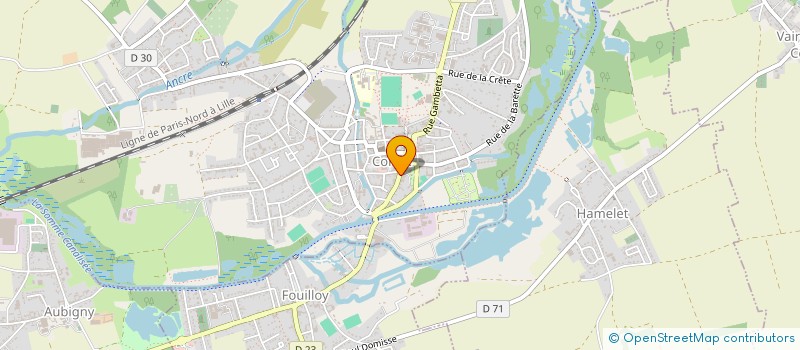 localisation de l'entreprise ASS SYND D'IRRIGATION DE L'AMIENOIS à CORBIE