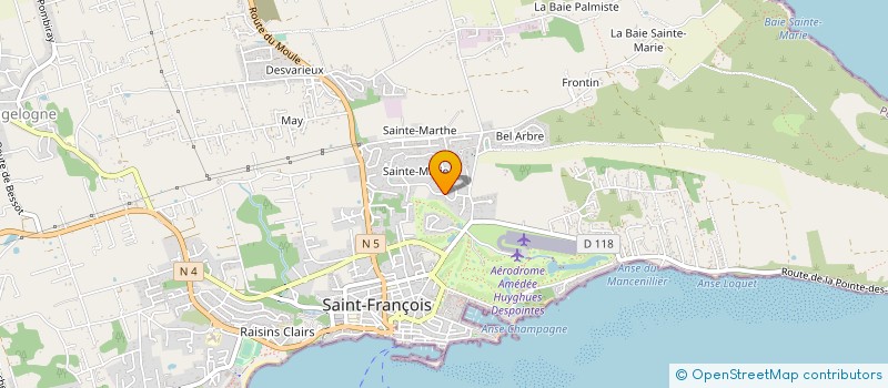 localisation de l'entreprise ASS SYND DES HAUTS DE ST FRANCOIS à SAINT-FRANCOIS