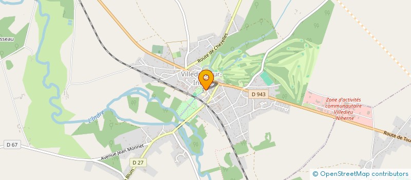 localisation de l'entreprise ASS SYND DRAINAGE à VILLEDIEU-SUR-INDRE