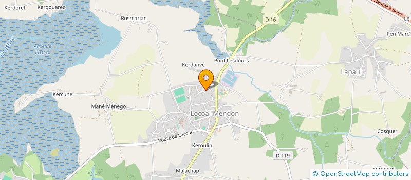 localisation de l'entreprise ASS SYND DRAINAGE & IRRIGAT PAYS AURAY à LOCOAL-MENDON