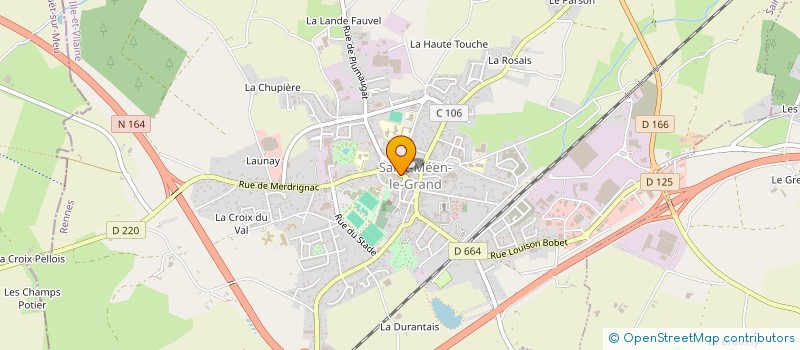 localisation de l'entreprise ASS SYND DRAINAGE ST MEEN LE GRAND à SAINT-MEEN-LE-GRAND