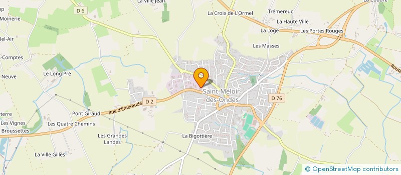 localisation de l'entreprise ASS SYND DRAINAGE ZONE LEGUNIERE ST MALO à SAINT-MELOIR-DES-ONDES