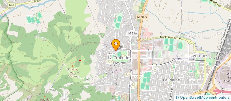 localisation de l'entreprise ASS SYND DU GPE D'HABITATIONS LES VIGNES  CLERMONT-FERRAND