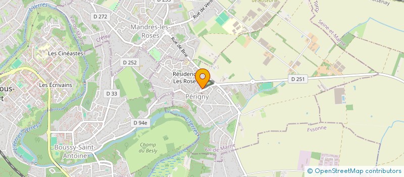localisation de l'entreprise ASS SYND DU PARC DE BRUNOY à MANDRES-LES-ROSES