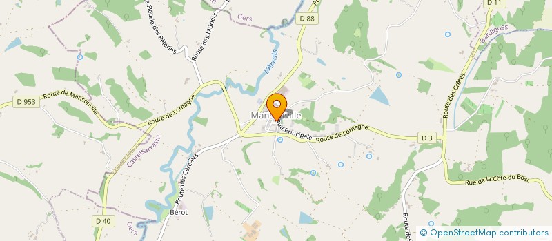 localisation de l'entreprise ASS SYND DVT ORG PALMIPEDES DE LOMAGNE  LAVIT