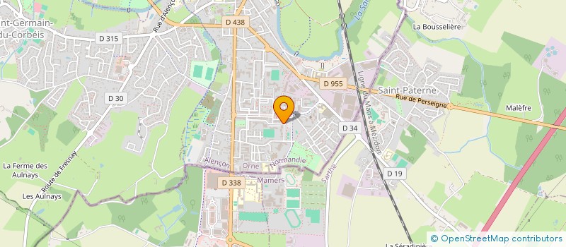 localisation de l'entreprise ASS SYND ENSEIGNANTS UNSA DE L'ORNE à ALENCON