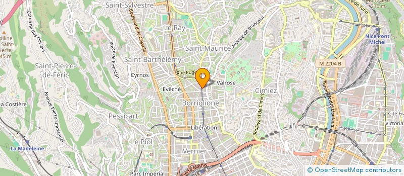localisation de l'entreprise ASS SYND FORCEE AVENUE ISABELLE à NICE