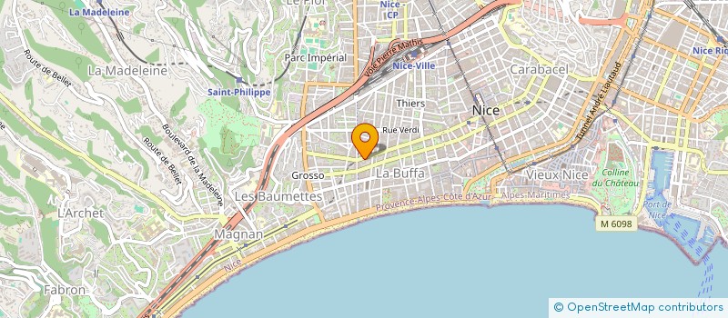 localisation de l'entreprise ASS SYND FORCEE DU DOMAINE GUSTAVIN à NICE