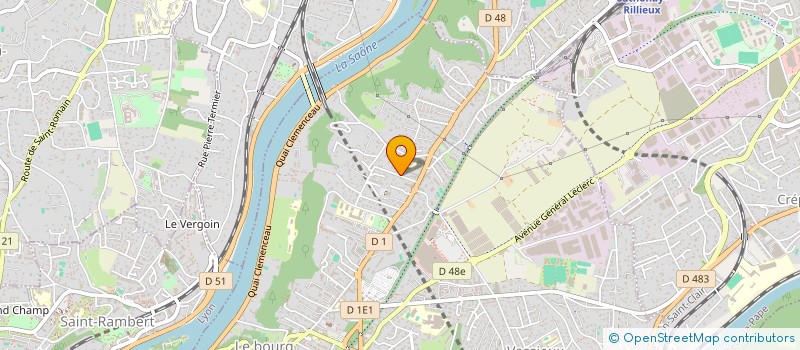 localisation de l'entreprise ASS SYND LA GRIFFONNE  CALUIRE-ET-CUIRE