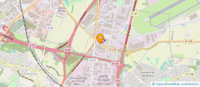 localisation de l'entreprise ASS SYND LES QUATRE FOURCHETTES à CHILLY-MAZARIN